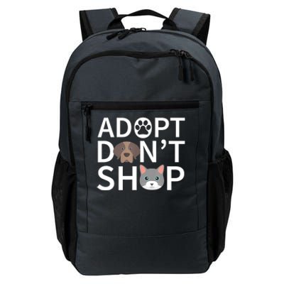 Adopt Don't Shop Gift Animal Rescue Funny Gift For Animal Lovers Daily Commute Backpack