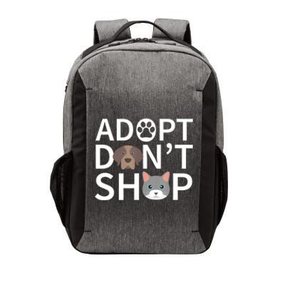 Adopt Don't Shop Gift Animal Rescue Funny Gift For Animal Lovers Vector Backpack