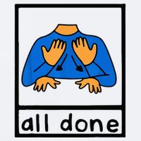 All done sign language speech pathology aac sped teacher Sueded Cloud Jersey T-Shirt