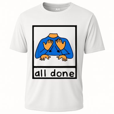 All done sign language speech pathology aac sped teacher Performance Shirt