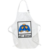 All done sign language speech pathology aac sped teacher Apron