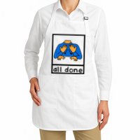 All done sign language speech pathology aac sped teacher Apron