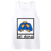 All done sign language speech pathology aac sped teacher PosiCharge Competitor Tank