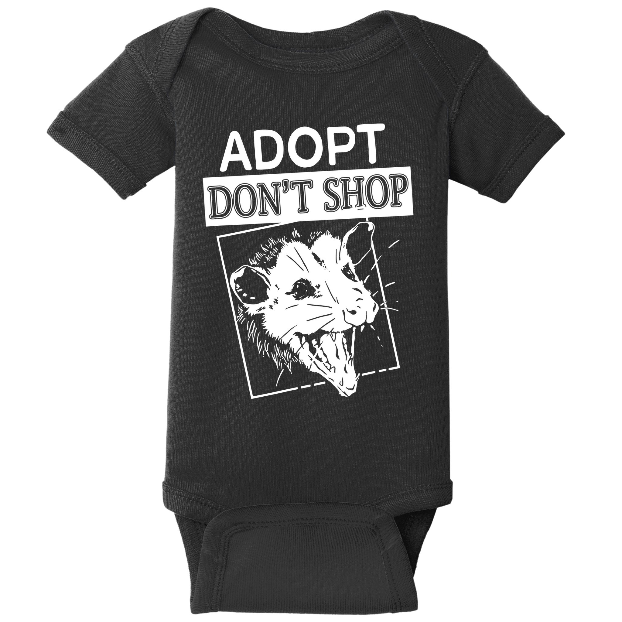 Adopt DonT Shop Baby Bodysuit