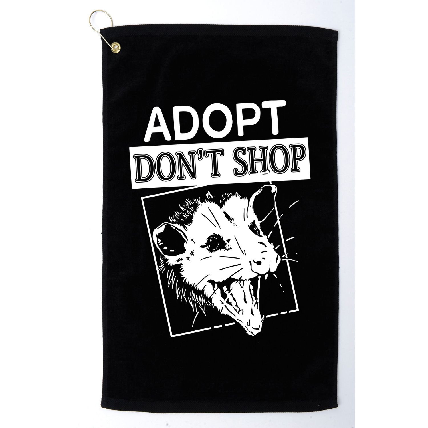 Adopt DonT Shop Golf Towel
