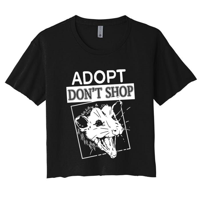 Adopt DonT Shop Women's Crop Top Tee