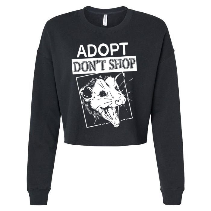 Adopt DonT Shop Cropped Pullover Crew