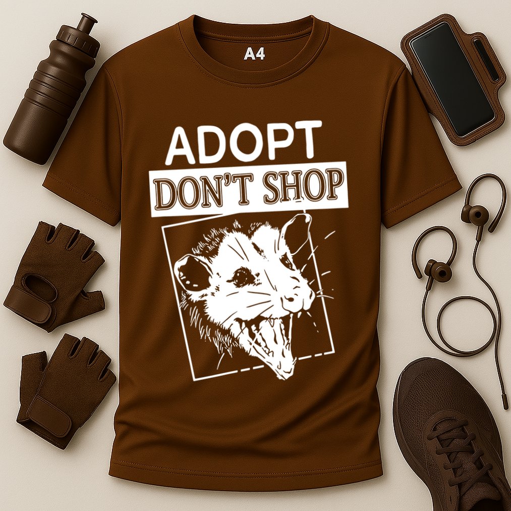 Adopt DonT Shop Performance Shirt