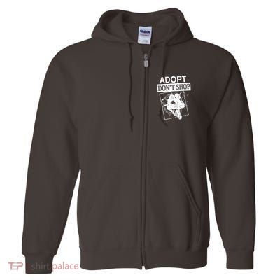Adopt DonT Shop Full Zip Hoodie