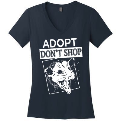 Adopt DonT Shop Women's V-Neck T-Shirt