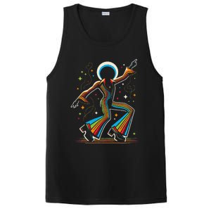 Afro Dancing Soul Music Groove Funky Retro Disco PosiCharge Competitor Tank