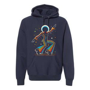 Afro Dancing Soul Music Groove Funky Retro Disco Premium Hoodie