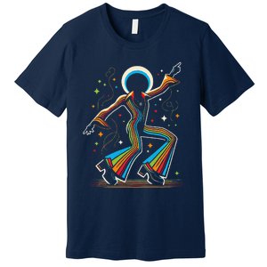 Afro Dancing Soul Music Groove Funky Retro Disco Premium T-Shirt