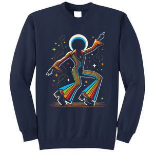 Afro Dancing Soul Music Groove Funky Retro Disco Tall Sweatshirt