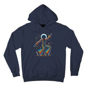 Afro Dancing Soul Music Groove Funky Retro Disco Tall Hoodie