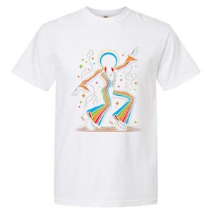 Afro Dancing Soul Music Groove Funky Retro Disco Garment-Dyed Heavyweight T-Shirt