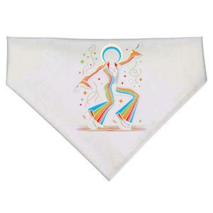 Afro Dancing Soul Music Groove Funky Retro Disco USA-Made Doggie Bandana