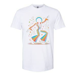 Afro Dancing Soul Music Groove Funky Retro Disco Softstyle CVC T-Shirt