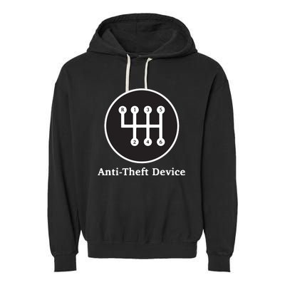 AntiTheft Device Shift For Car Lovers Gearheads Garment-Dyed Fleece Hoodie