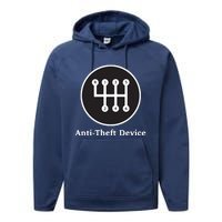 AntiTheft Device Shift For Car Lovers Gearheads Performance Fleece Hoodie