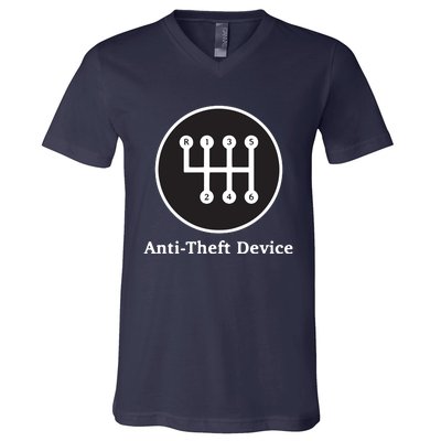 AntiTheft Device Shift For Car Lovers Gearheads V-Neck T-Shirt