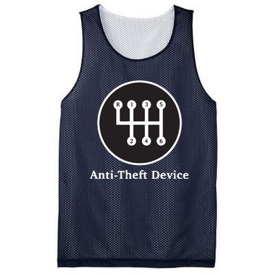 AntiTheft Device Shift For Car Lovers Gearheads Mesh Reversible Basketball Jersey Tank