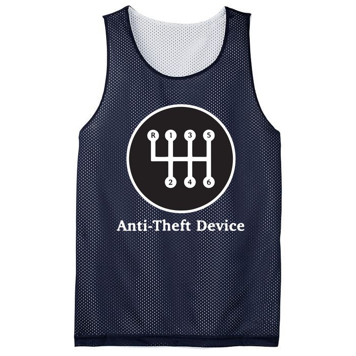 AntiTheft Device Shift For Car Lovers Gearheads Mesh Reversible Basketball Jersey Tank