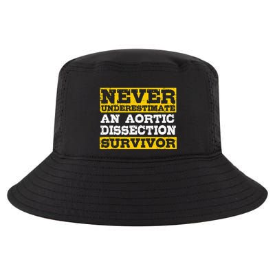 Aortic Dissection Survivor Recovery Get Well Cool Comfort Performance Bucket Hat