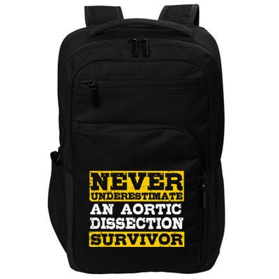 Aortic Dissection Survivor Recovery Get Well Impact Tech Backpack