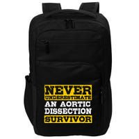 Aortic Dissection Survivor Recovery Get Well Impact Tech Backpack