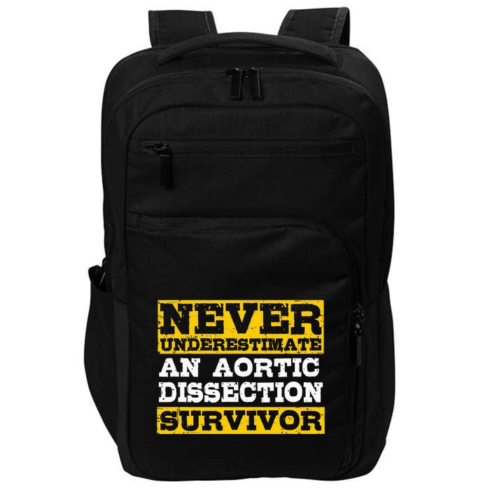 Aortic Dissection Survivor Recovery Get Well Impact Tech Backpack