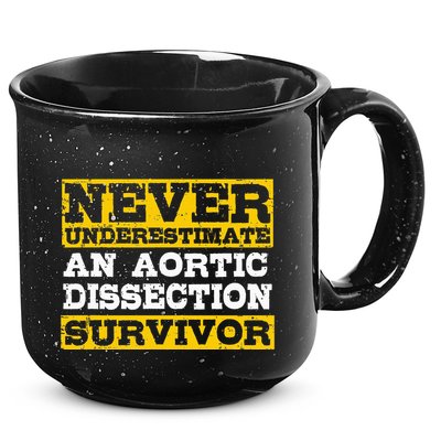 Aortic Dissection Survivor Recovery Get Well 15oz Campfire Ceramic Mug