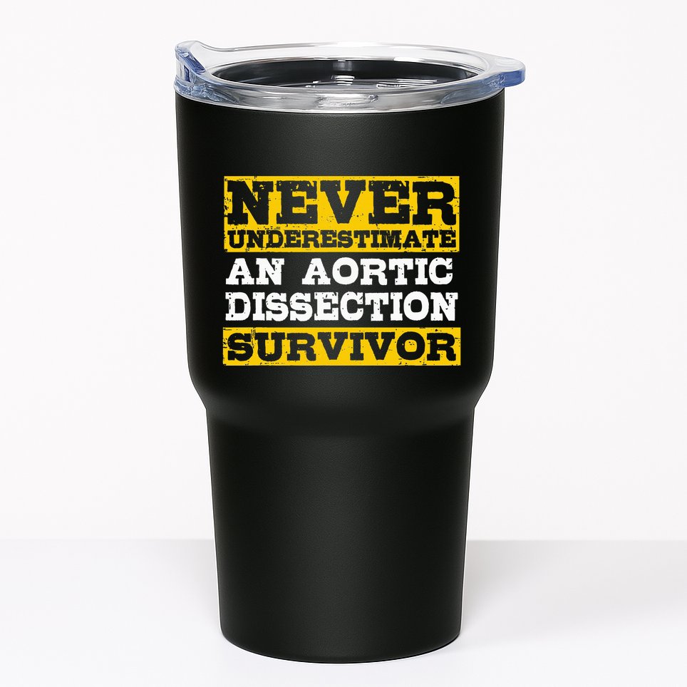 Aortic Dissection Survivor Recovery Get Well Tumbler