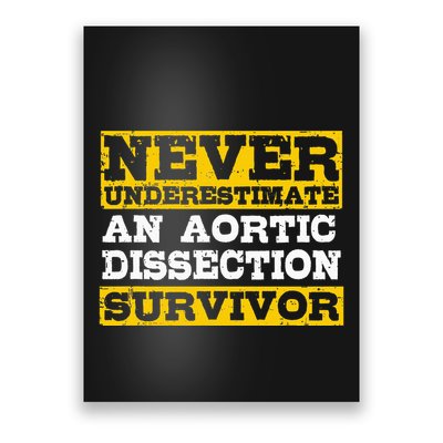 Aortic Dissection Survivor Recovery Get Well Poster