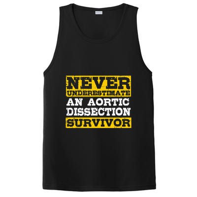 Aortic Dissection Survivor Recovery Get Well PosiCharge Competitor Tank