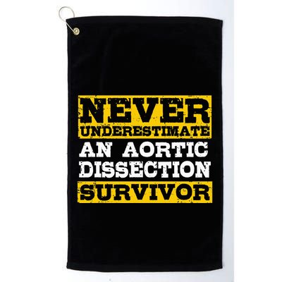 Aortic Dissection Survivor Recovery Get Well Golf Towel