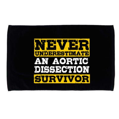 Aortic Dissection Survivor Recovery Get Well Microfiber Hand Towel