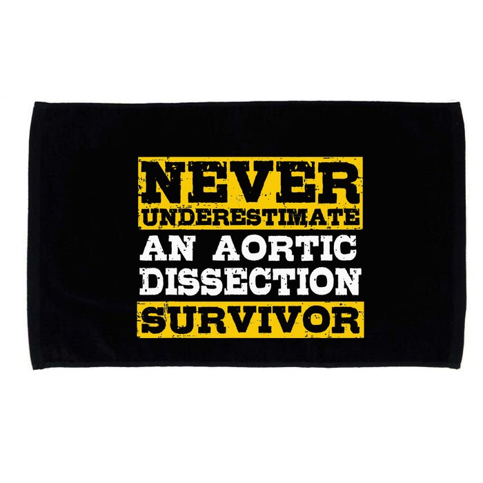 Aortic Dissection Survivor Recovery Get Well Microfiber Hand Towel