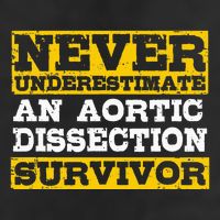 Aortic Dissection Survivor Recovery Get Well Microfiber Hand Towel