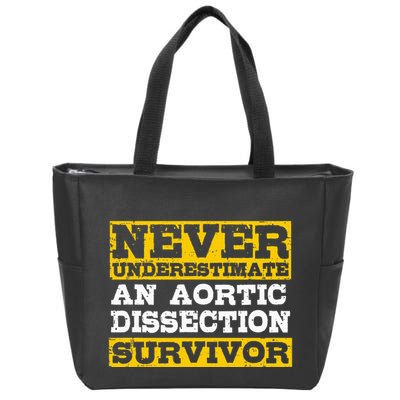 Aortic Dissection Survivor Recovery Get Well Zip Tote Bag