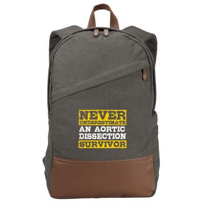 Aortic Dissection Survivor Recovery Get Well Cotton Canvas Backpack
