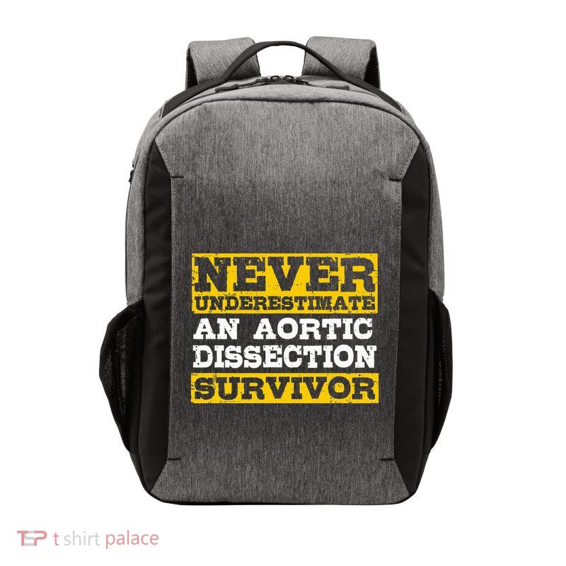 Aortic Dissection Survivor Recovery Get Well Vector Backpack