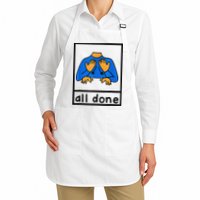 All done sign language speech pathology aac sped teacher Apron