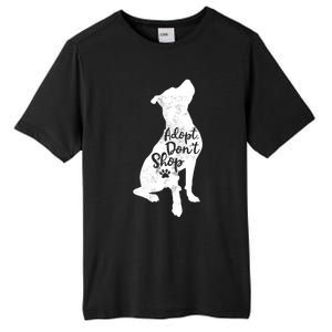 Adopt Don't Shop Rescue Pitbull Dog Breed Pit Bull Mom Gift Tall Fusion ChromaSoft Performance T-Shirt