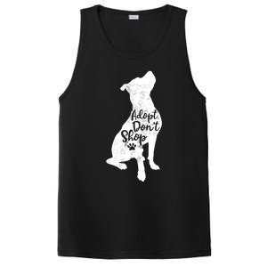 Adopt Don't Shop Rescue Pitbull Dog Breed Pit Bull Mom Gift PosiCharge Competitor Tank