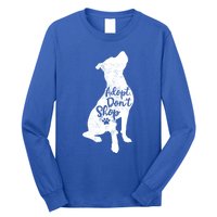 Adopt Don't Shop Rescue Pitbull Dog Breed Pit Bull Mom Gift Long Sleeve Shirt