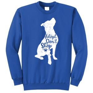 Adopt Don't Shop Rescue Pitbull Dog Breed Pit Bull Mom Gift Sweatshirt