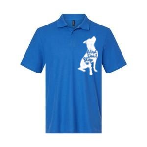 Adopt Don't Shop Rescue Pitbull Dog Breed Pit Bull Mom Gift Softstyle Adult Sport Polo