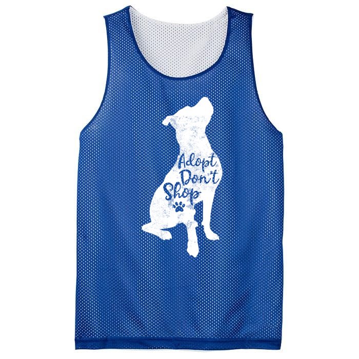 Adopt Don't Shop Rescue Pitbull Dog Breed Pit Bull Mom Gift Mesh Reversible Basketball Jersey Tank