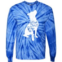 Adopt Don't Shop Rescue Pitbull Dog Breed Pit Bull Mom Gift Tie-Dye Long Sleeve Shirt